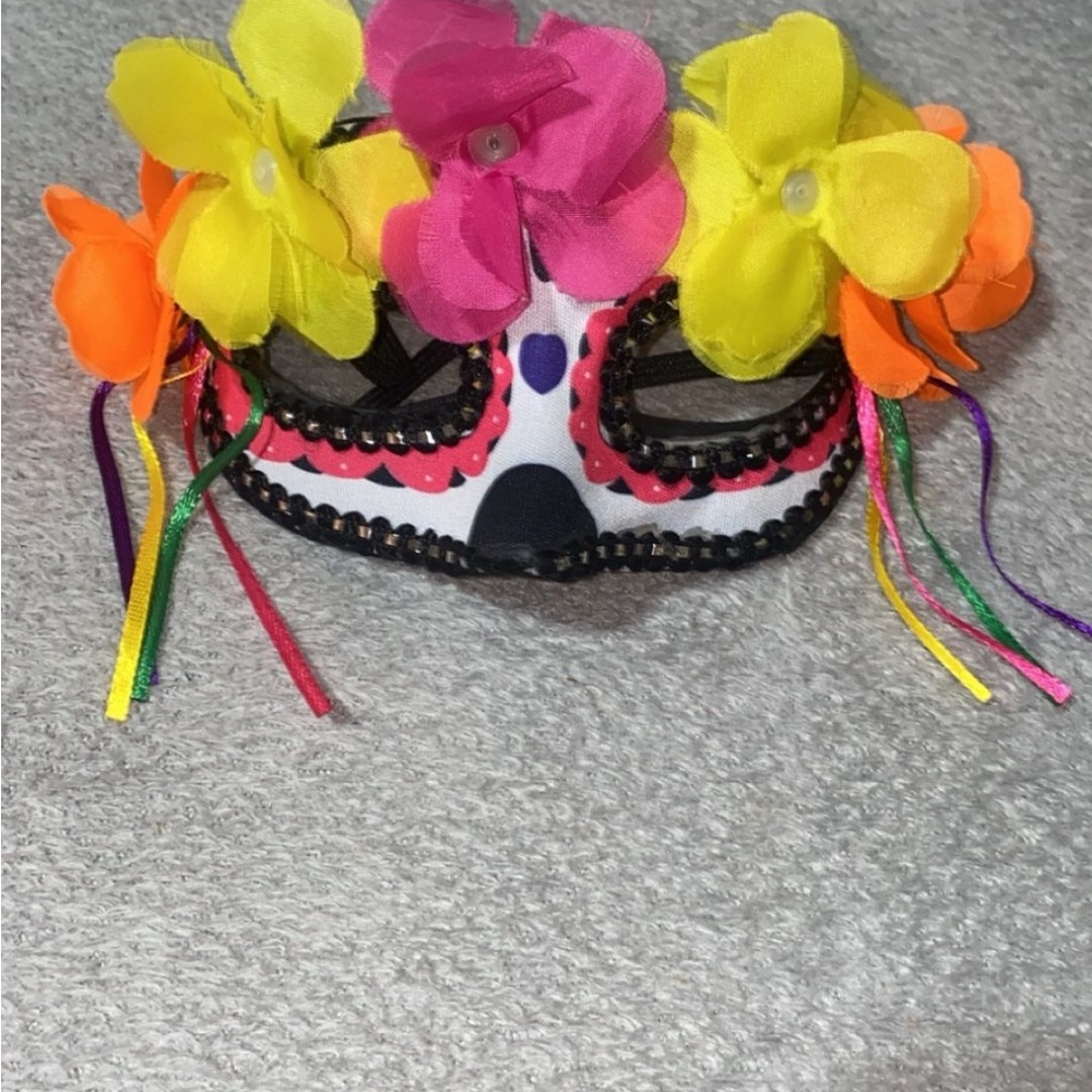Colorful Floral Kids Mask